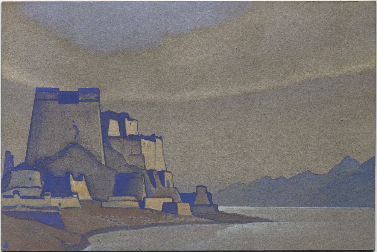 Tiibet, Dzong, 1936 tekijältä Nicholas Roerich