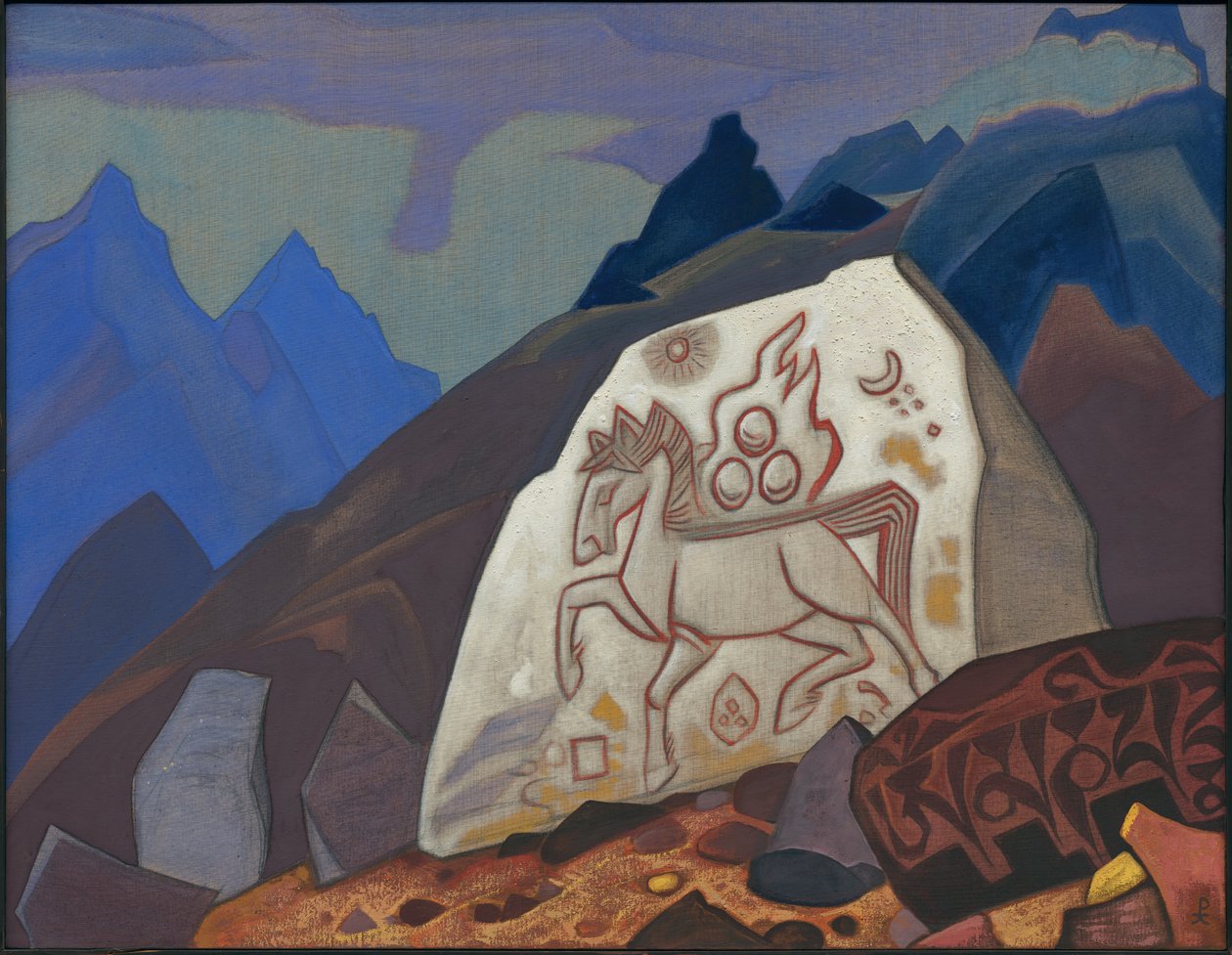 Valkoinen kivi, 1933 tekijältä Nicholas Roerich