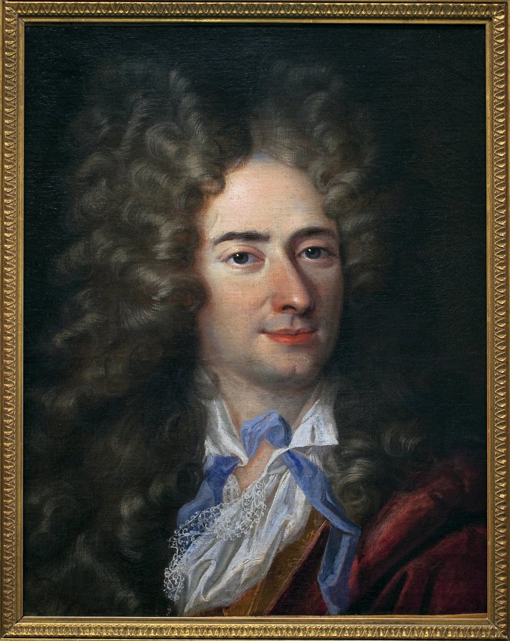 Muotokuva Jean de La Bruyeresta (Labruyere) (1645-1696), kirjailija moralisti. Nicolas de Largillieren (1656-1746) maalaus. Öljy kankaalle, noin 1690. Museum of Fine Arts in Quimper. tekijältä Nicholas de (attr. to) Largilliere