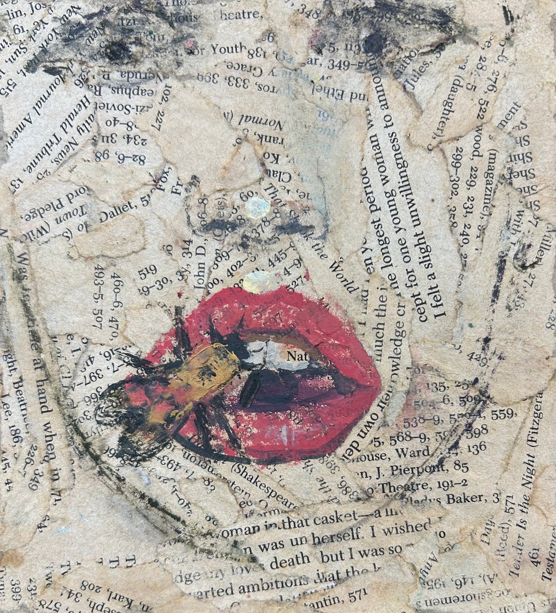 Bee Sting Lips, 2019-23 (kollaasi) tekijältä Nick Williams