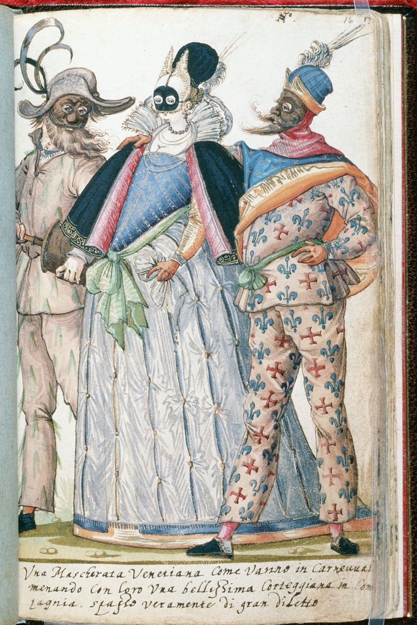 MS W.477 fol.16 Valokuva Kippellin pukukirjasta, n. 1588 tekijältä Niclauss Kippell