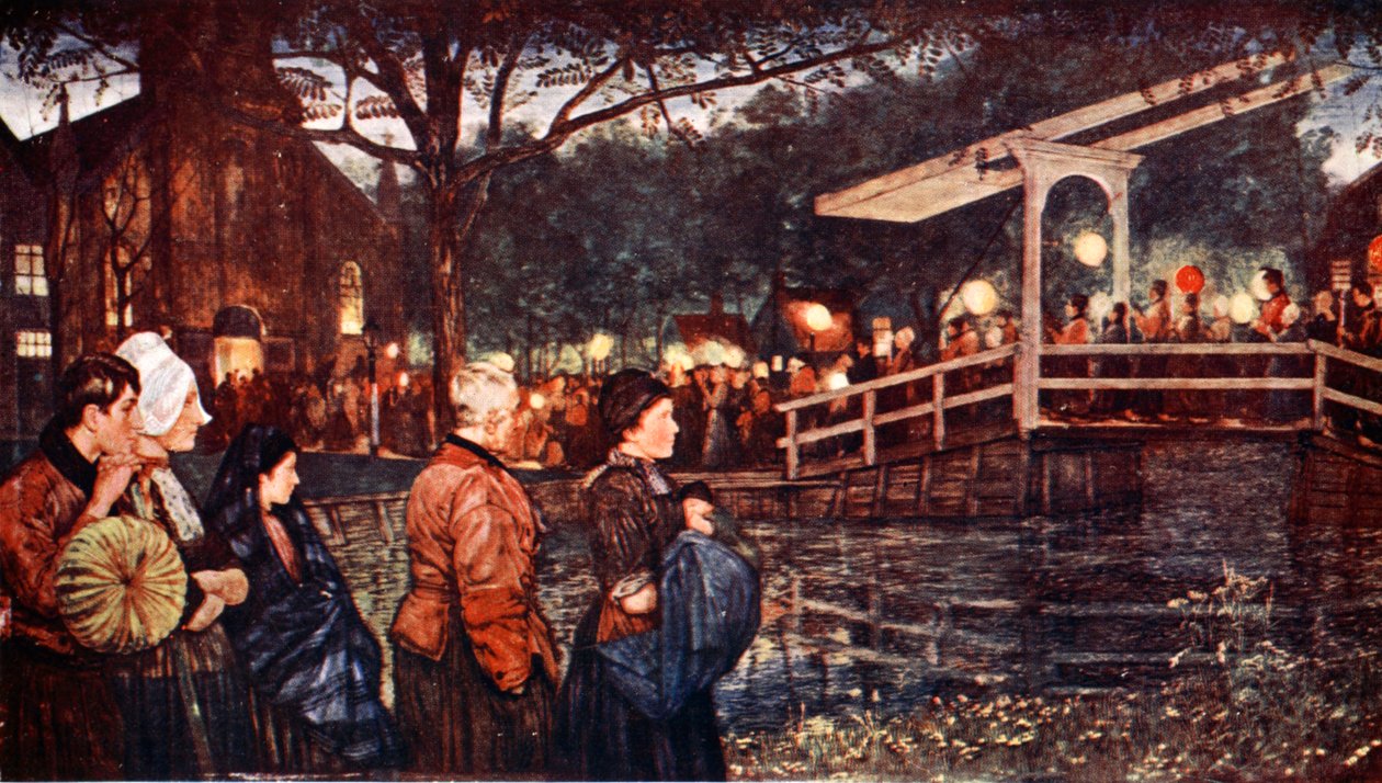 Uskonnollinen kulkue I, 1904 tekijältä Nico Jungman