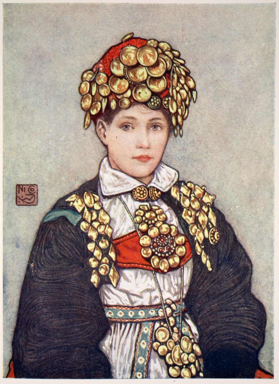 Saetersdalenin morsian, 1905 tekijältä Nico Jungman