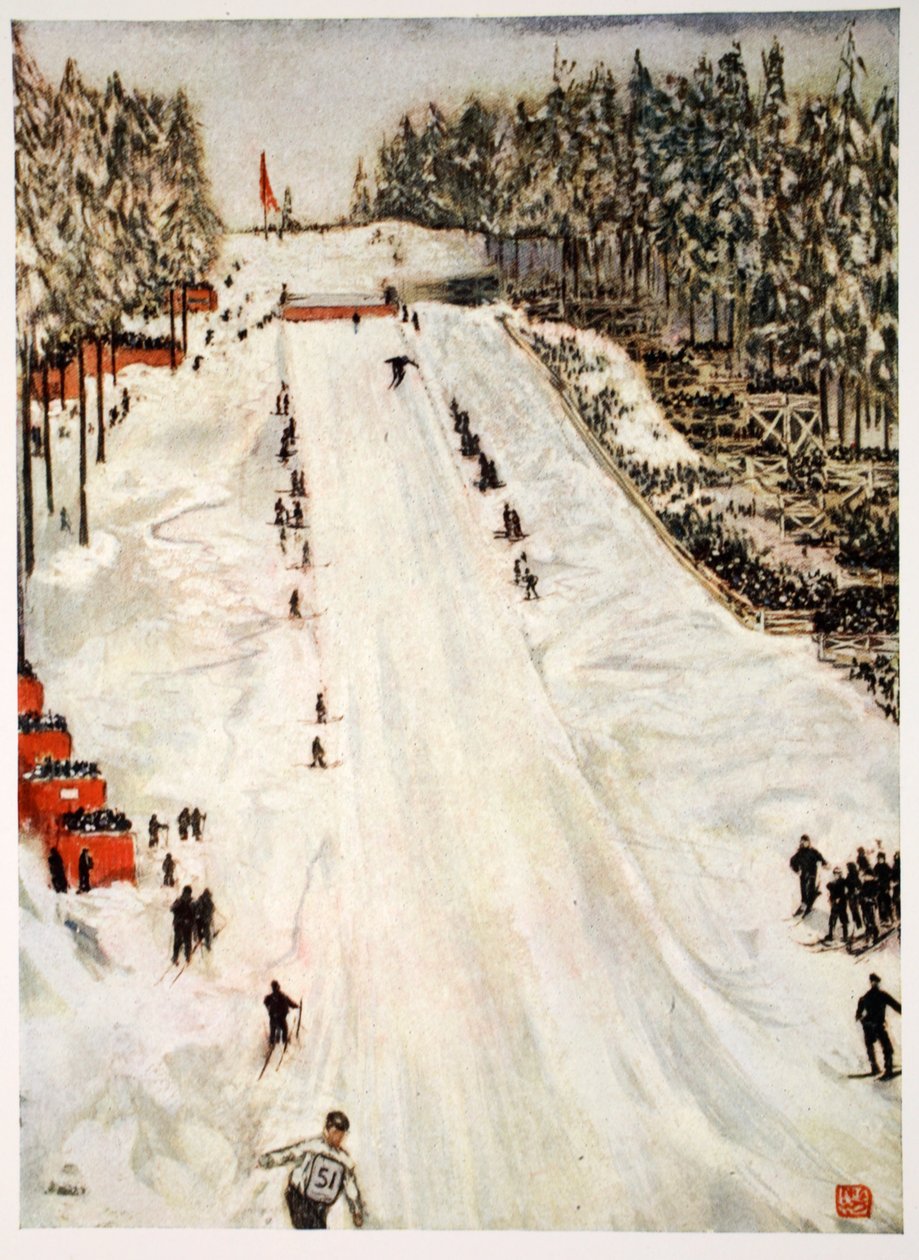 Hiihtourheilu, 1905 tekijältä Nico Jungman