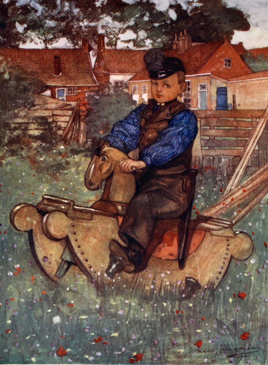 Veere Astriden poika keinuhevonen, 1904 tekijältä Nico Jungman