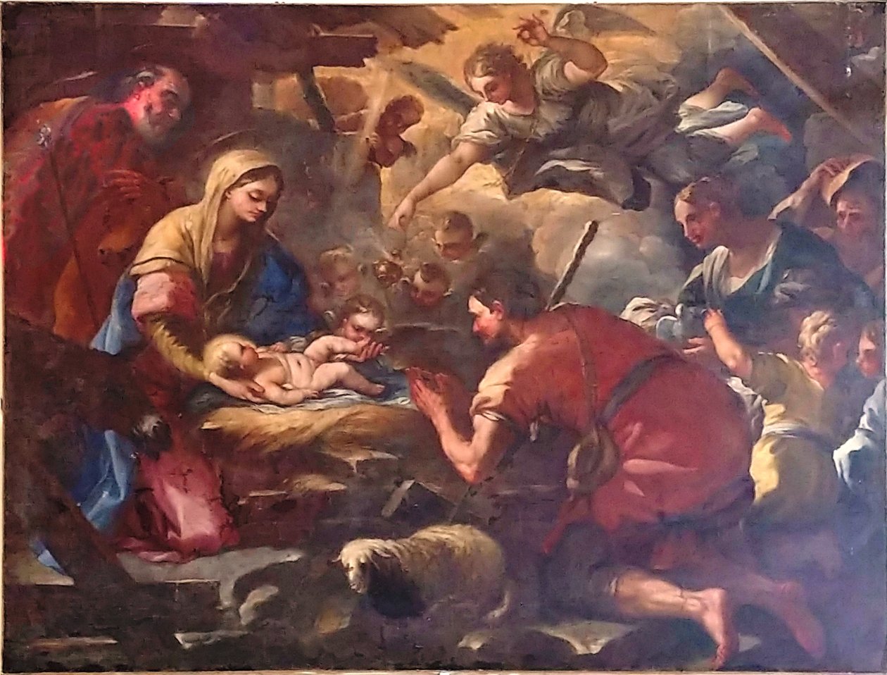 Adorazione dei Pastori tekijältä Nicola Malinconico