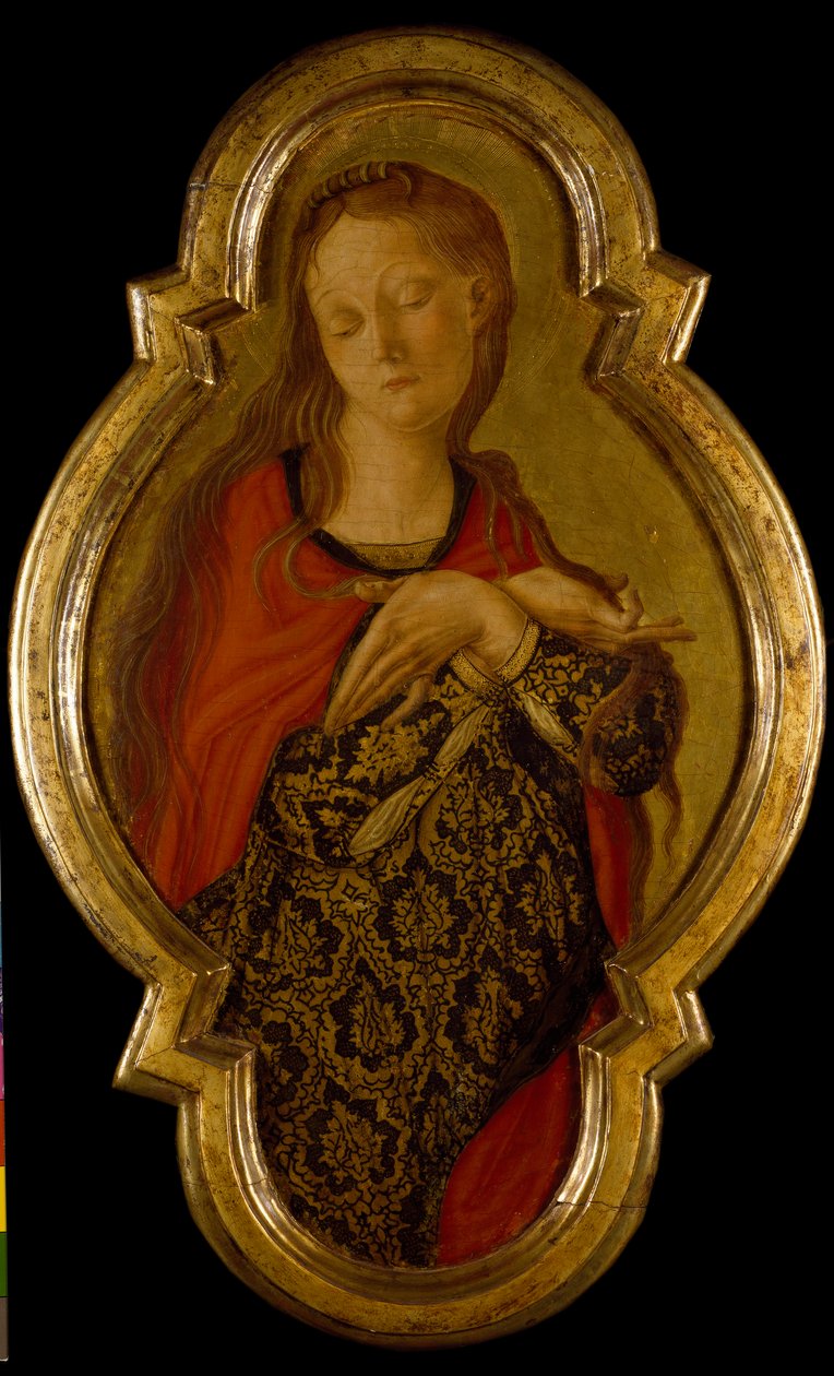 Maria Magdaleena, 1400-luku (tempera taulussa) tekijältä Nicola de Maestro Antonio