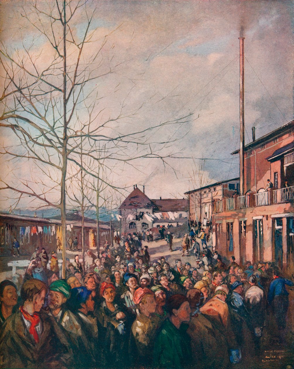 Ruhlebenin vankileiri, jouluillallinen, 1917 tekijältä Nicolaas Wilhelm Jungmann