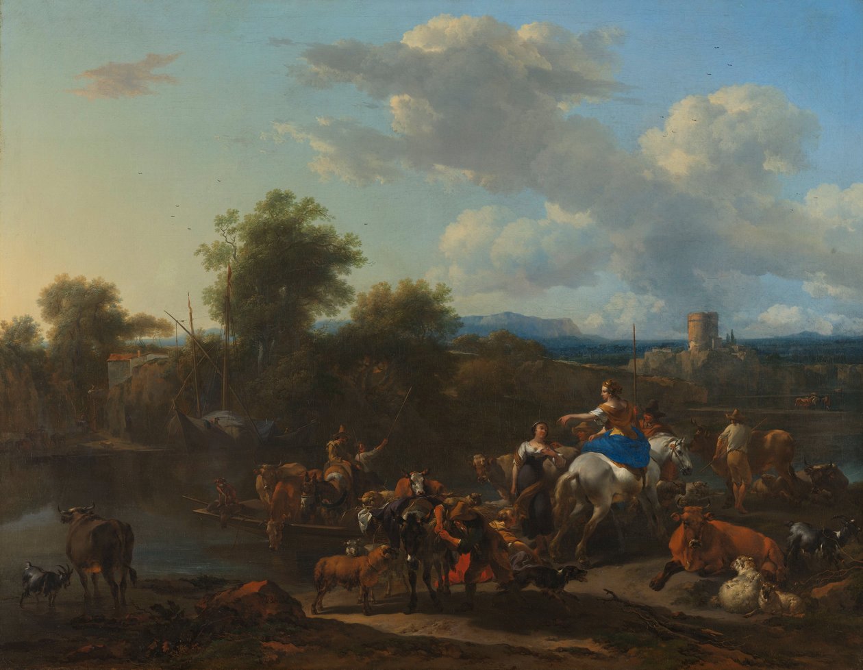 Karjalautta tekijältä Nicolaes Pietersz. Berchem