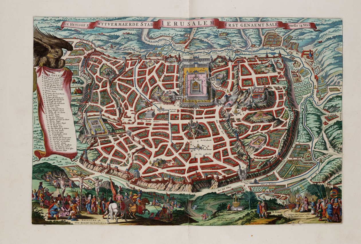Jerusalem tekijältä Nicolaes Visscher