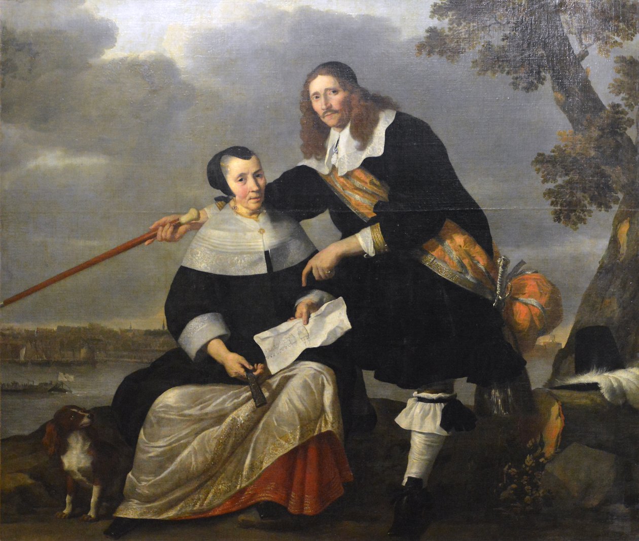 Hendryck Henckin muotokuva ja Catharina Browersin nainen tekijältä Nicolaes de Helt Stockade