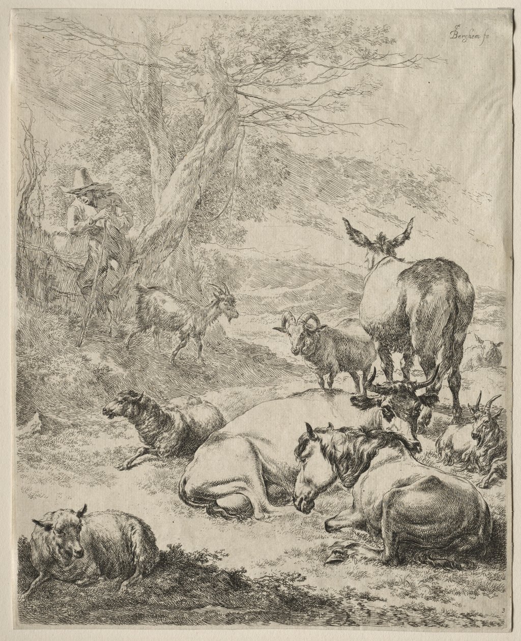 Lauma levossa tekijältä Nicolaes Berchem