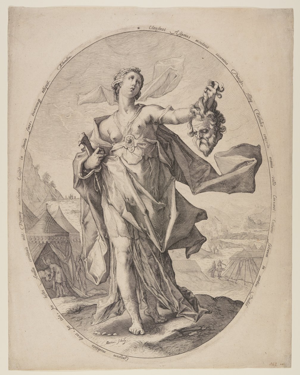 Judith ja Holofernesin pää tekijältä Nicolaes Braeu