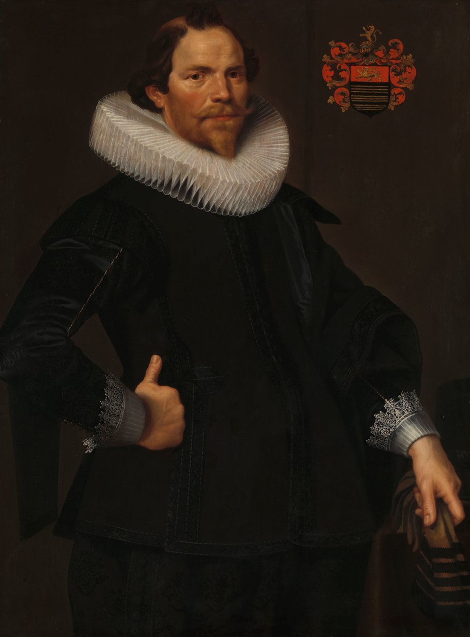Pieter van Sonin muotokuva (n. 1590-1654) tekijältä Nicolaes Eliasz Pickenoy (attributed to)