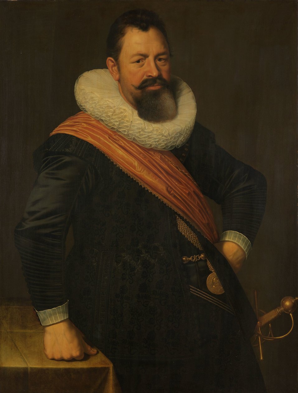 Jochem Hendricksz Swartenhontin (1566-1627) muotokuva tekijältä Nicolaes Eliasz Pickenoy