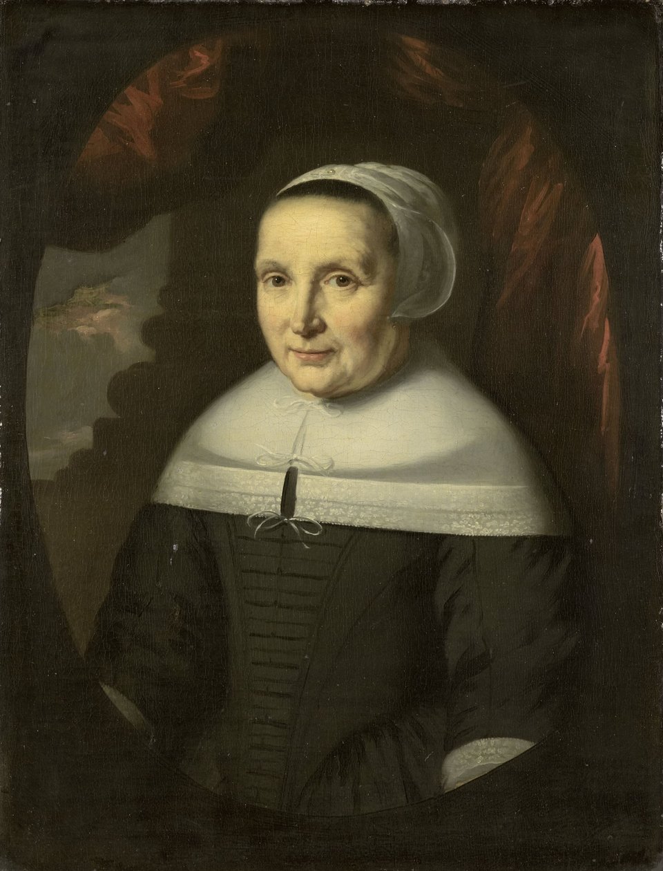 Muotokuva Aeltje Denijsistä (s. 1598/99) tekijältä Nicolaes Maes (copy after)