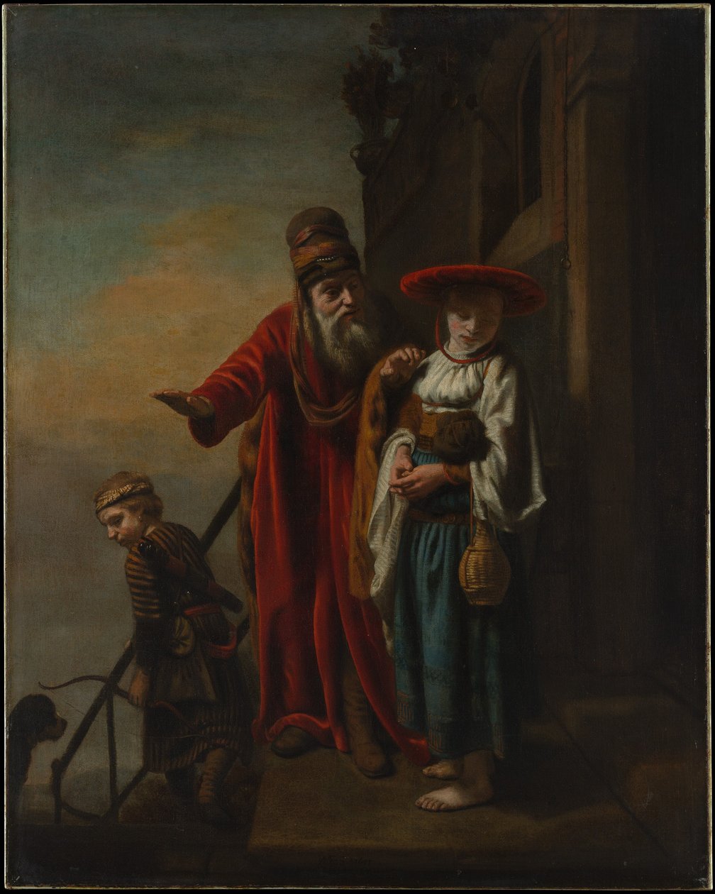 Abraham hylkää Hagarin ja Ismaelin tekijältä Nicolaes Maes