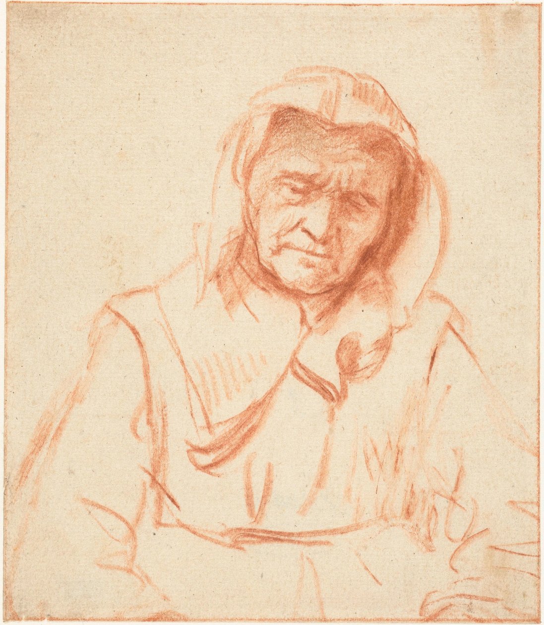 Nukkuva vanha nainen tekijältä Nicolaes Maes