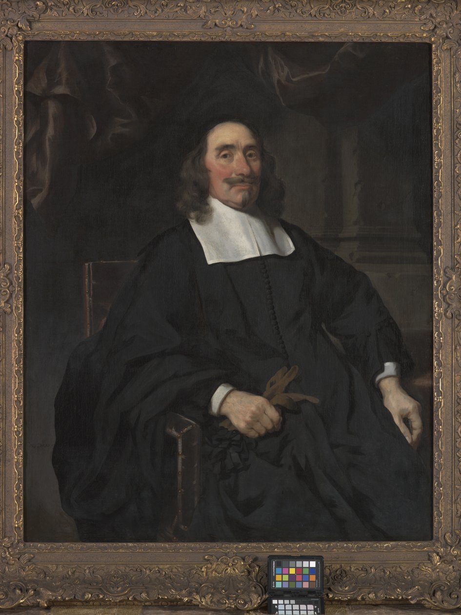 Gentlemanin muotokuva (öljy kankaalle) tekijältä Nicolaes Maes