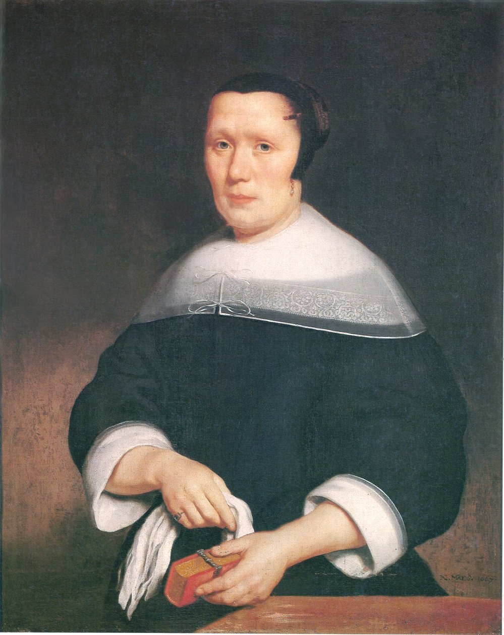 Naisen muotokuva - tekijältä Nicolaes Maes