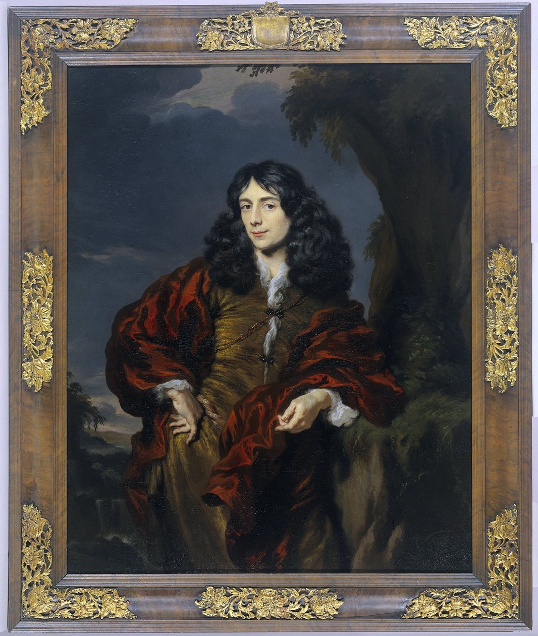 Nuoren miehen muotokuva, mahdollisesti Simon van Alphen (1650-1730) tekijältä Nicolaes Maes