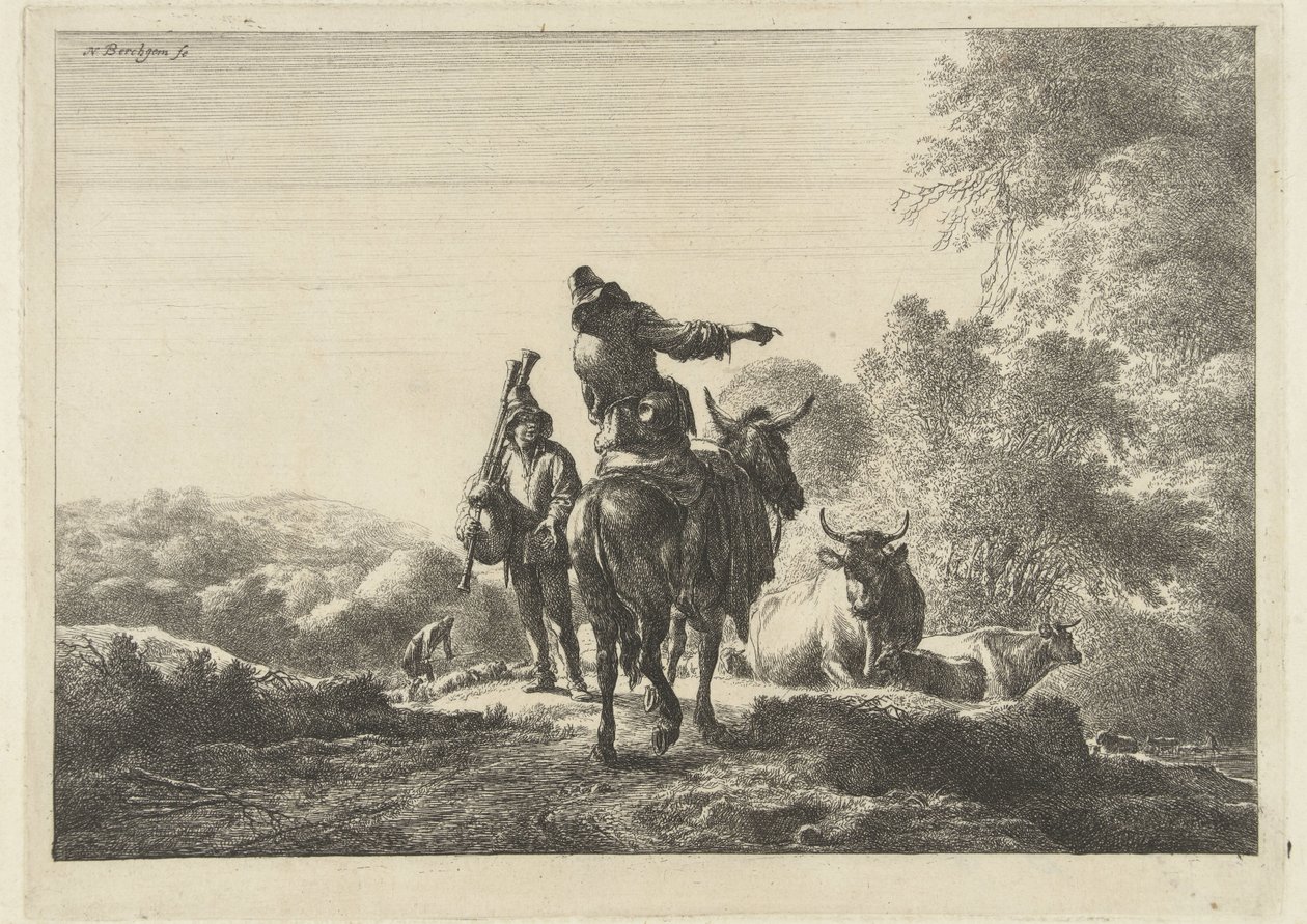 säkkipilli tekijältä Nicolaes Pietersz Berchem