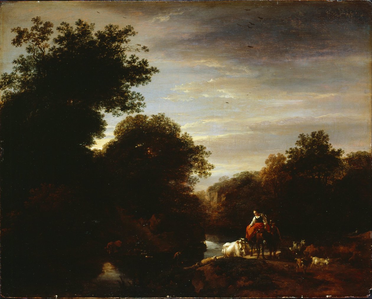 Talonpojat Fordin luona tekijältä Nicolaes Pietersz. Berchem