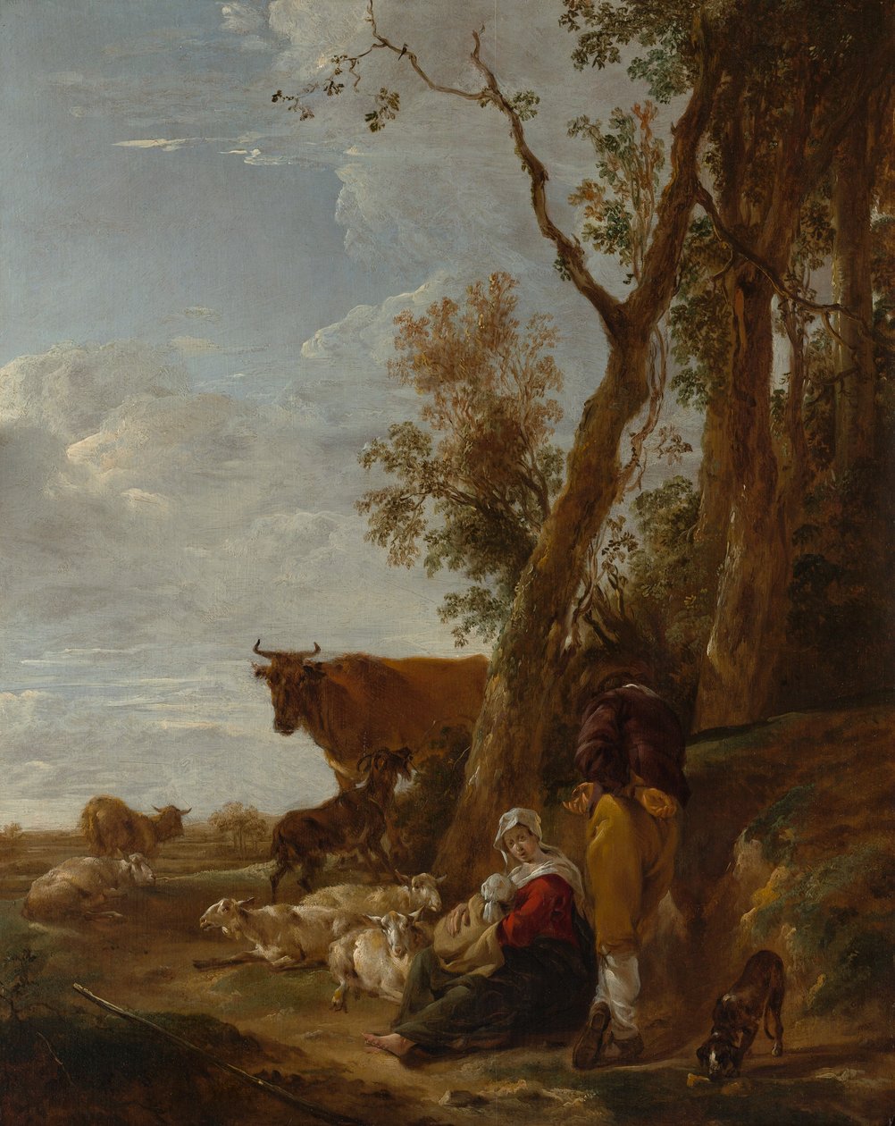 Lepo, 1644. tekijältä Nicolaes Pietersz. Berchem
