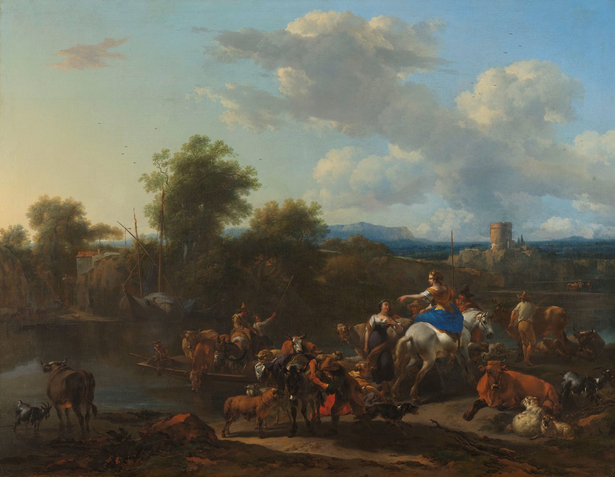 Nautalautta tekijältä Nicolaes Pietersz Berchem