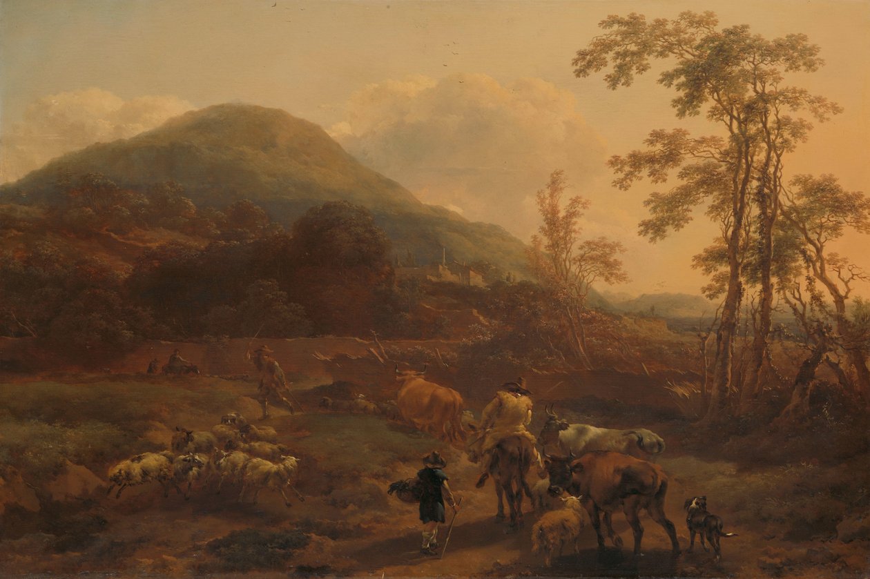 Kolme ajoa tekijältä Nicolaes Pietersz Berchem