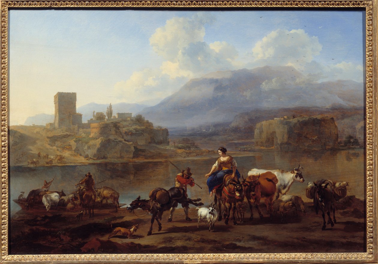 Bercherm van Haarlemin maalausalusta (1620-1683) tekijältä Nicolaes Pietersz. Berchem