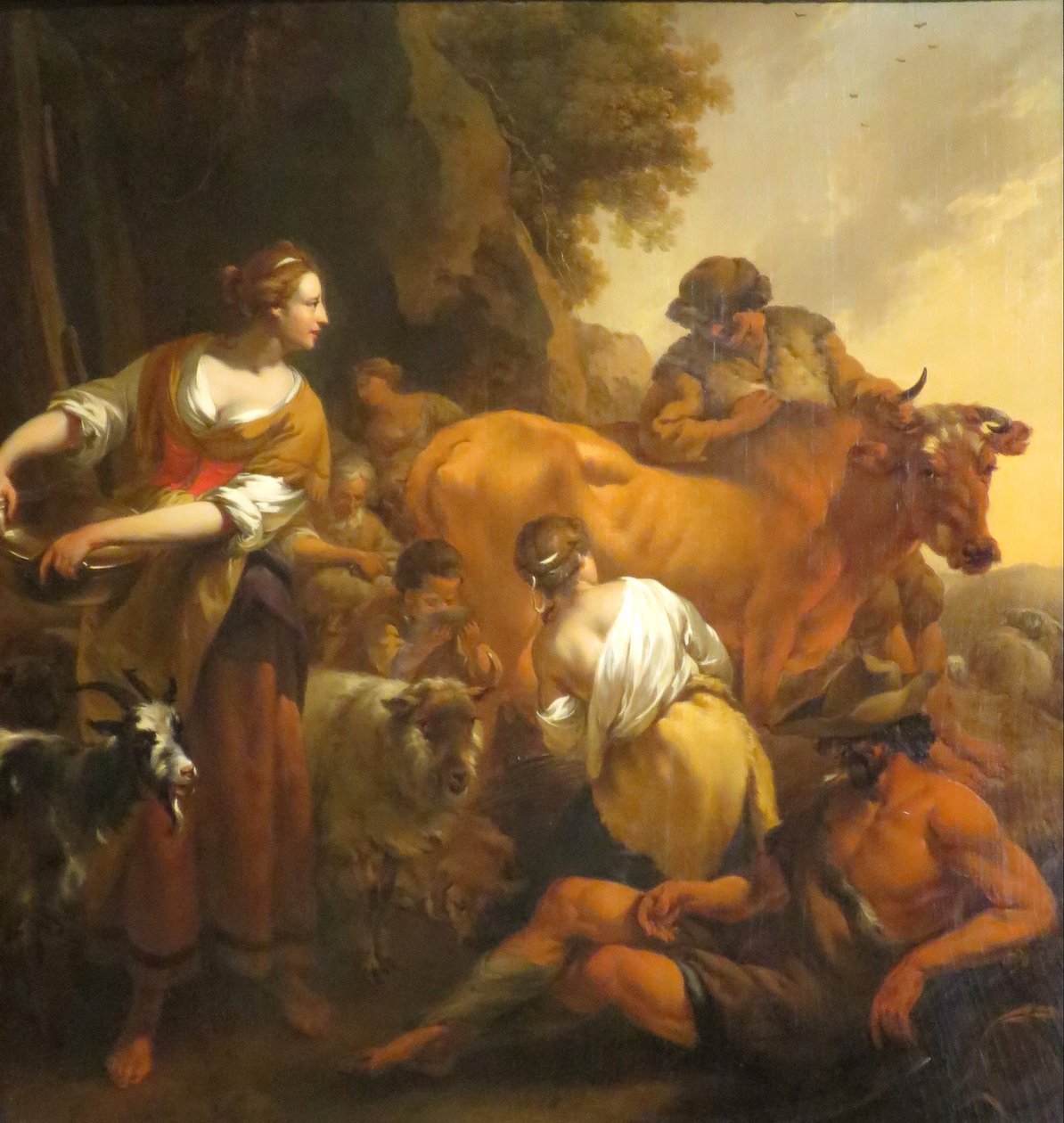 Pastoraalinen kohtaus tekijältä Nicolaes Pieterszoon Berchem
