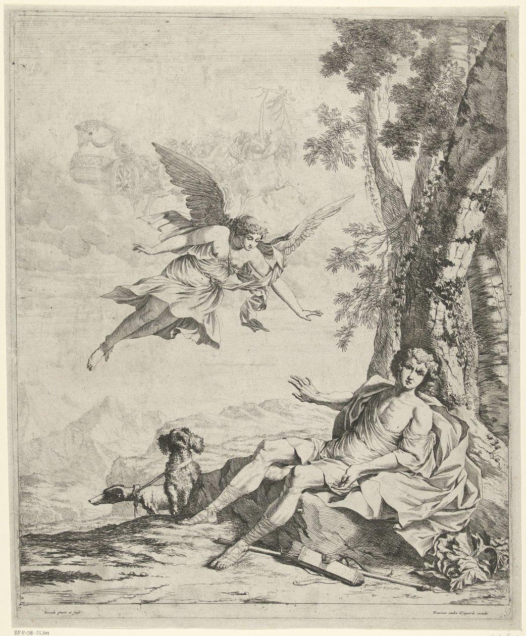 Aurora ja Cephalus Katto van Cephalus tekijältä Nicolaes Van Helt Stockade