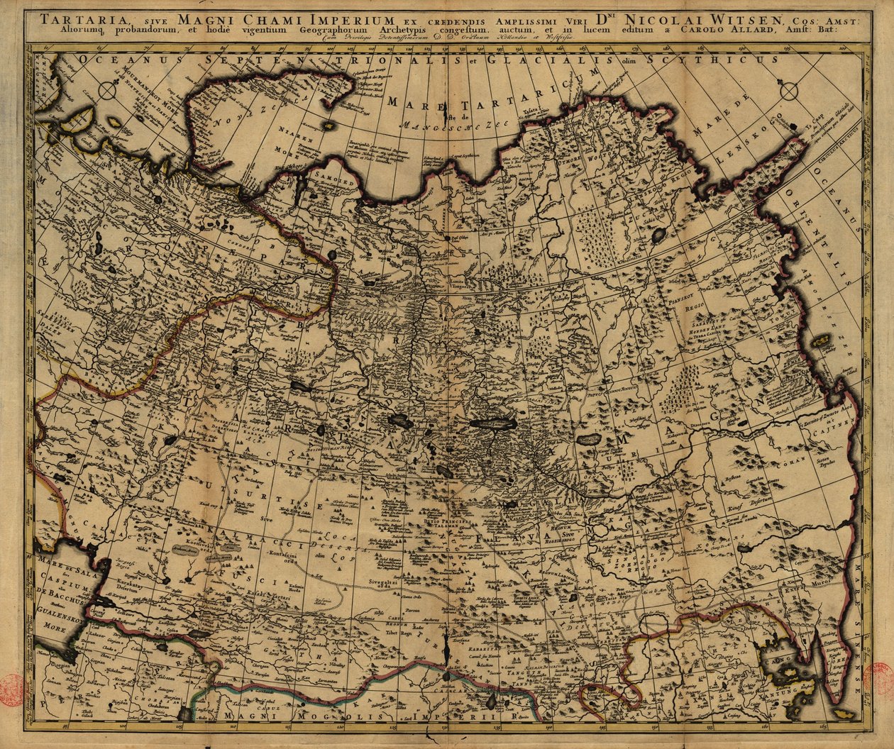 Die Tartarei, oder das Reich des Großen Khans tekijältä Nicolaes Witsen