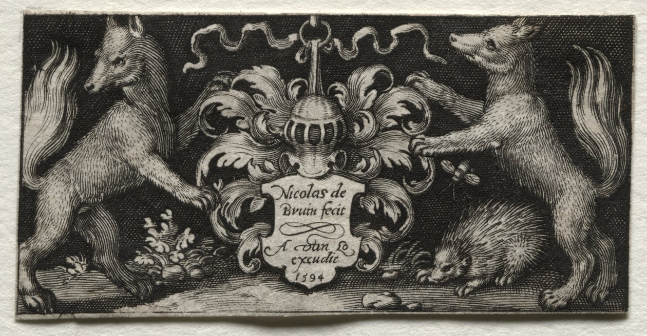Vaakuna tekijältä Nicolaes de Bruyn