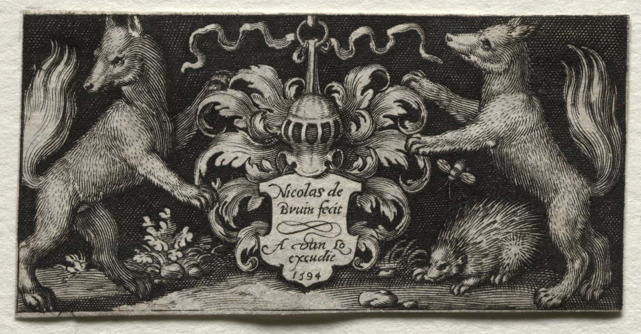 Vaakuna, 1594. tekijältä Nicolaes de Bruyn