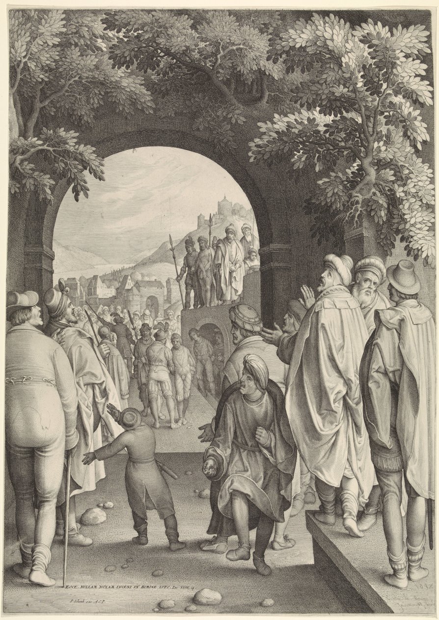Ecce Homo Passion of Christ (sarjan nimi) tekijältä Nicolaes de Bruyn