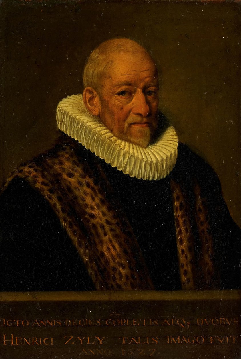 Henricus van Zijlin (1545-1627) muotokuva tekijältä Nicolaes van Borculo