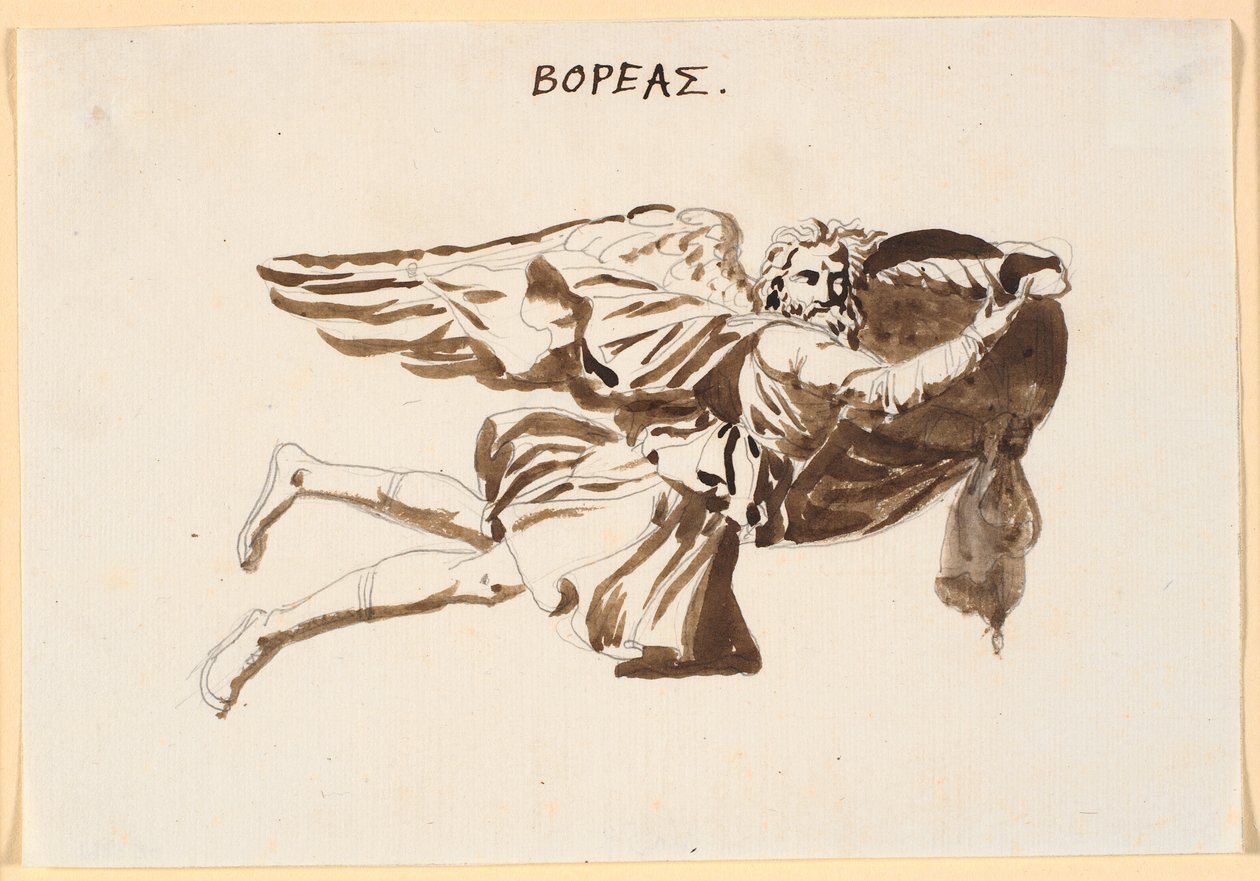 Boreas. Luonnos helpotus tuulten tornissa Pamphilus ja Davus keskustelussa tekijältä Nicolai Abildgaard