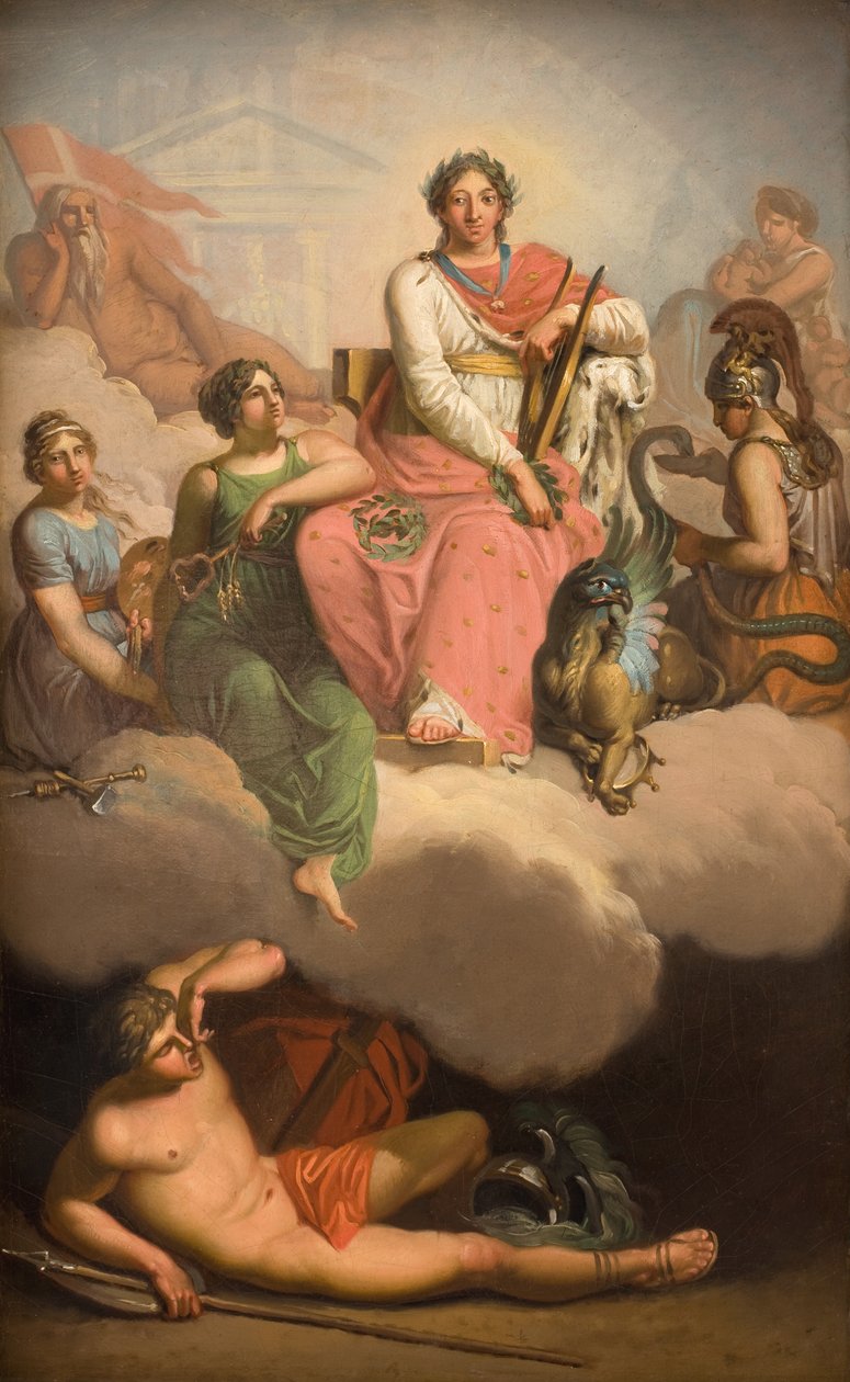 Frederik V com a patró de la ciència i l