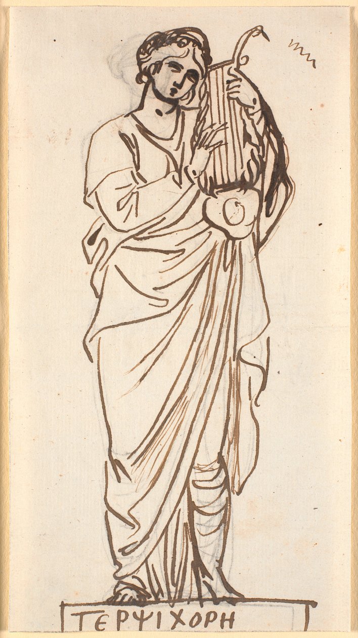 Terpsichore, tanssin museo tekijältä Nicolai Abildgaard