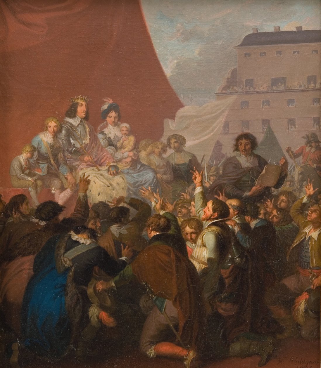 Uskollisuuden vala vuonna 1660 tekijältä Nicolai Abildgaard