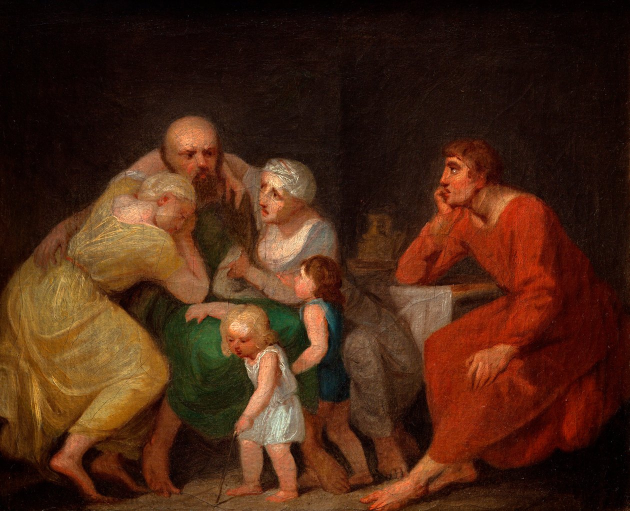 Jäähyväiset kohtaus. tekijältä Nicolai Abraham Abildgaard