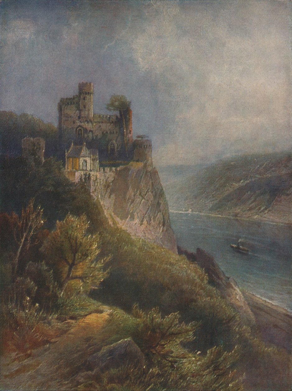 Burg Rheinstein, Rheinsteinin linna, 1923. tekijältä Nicolai Astudin