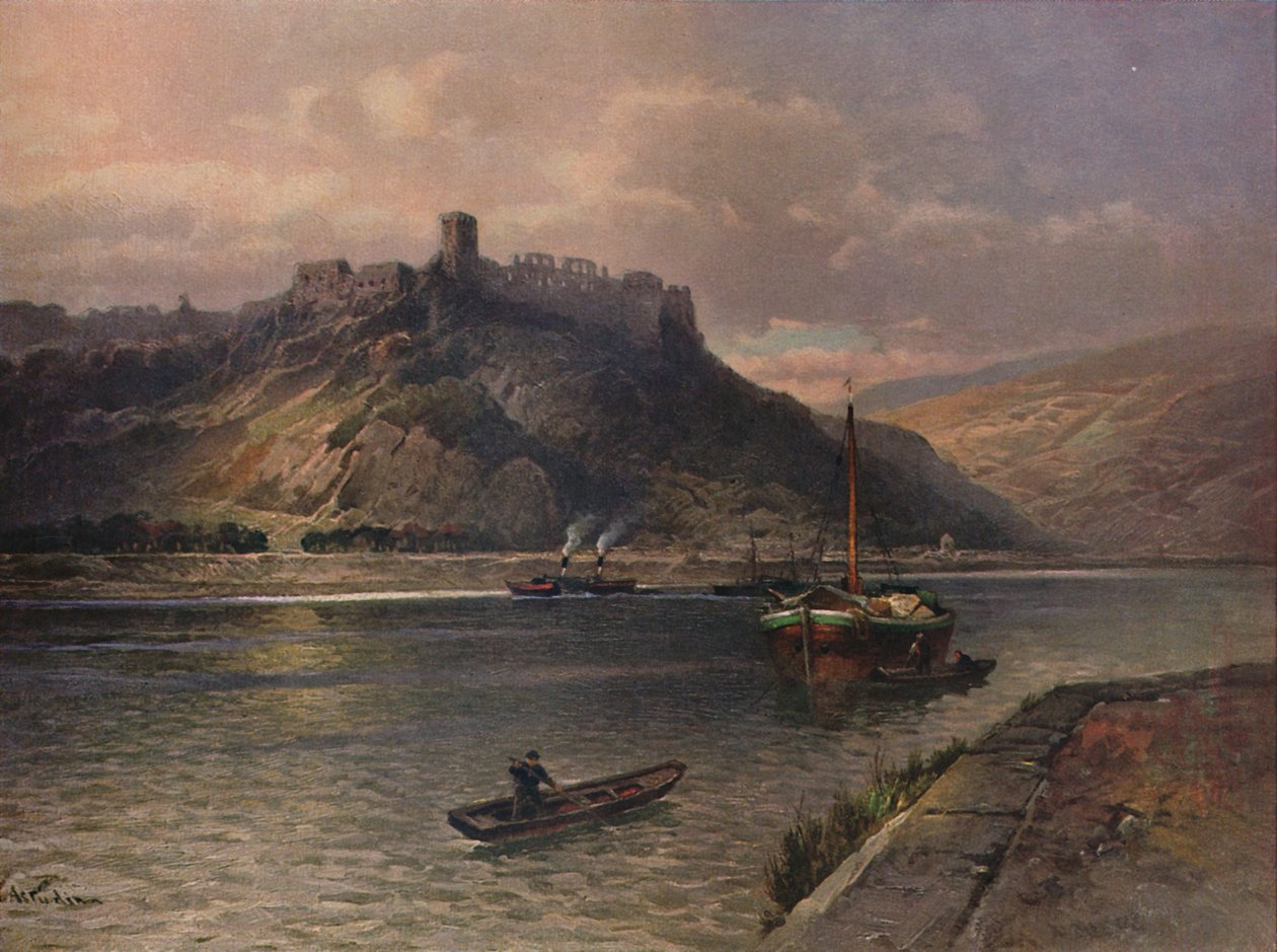 Ruine Rheinfels, Rheinfelsin linna, 1923. tekijältä Nicolai Astudin