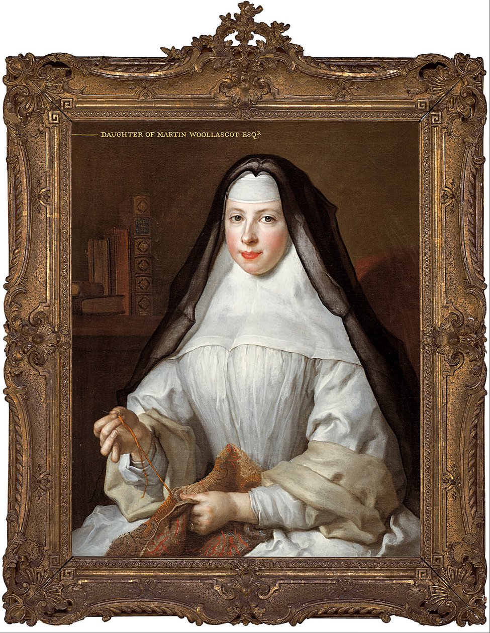 Frances Woollascott, Augustinus -nunna tekijältä Nicolas de Largillière