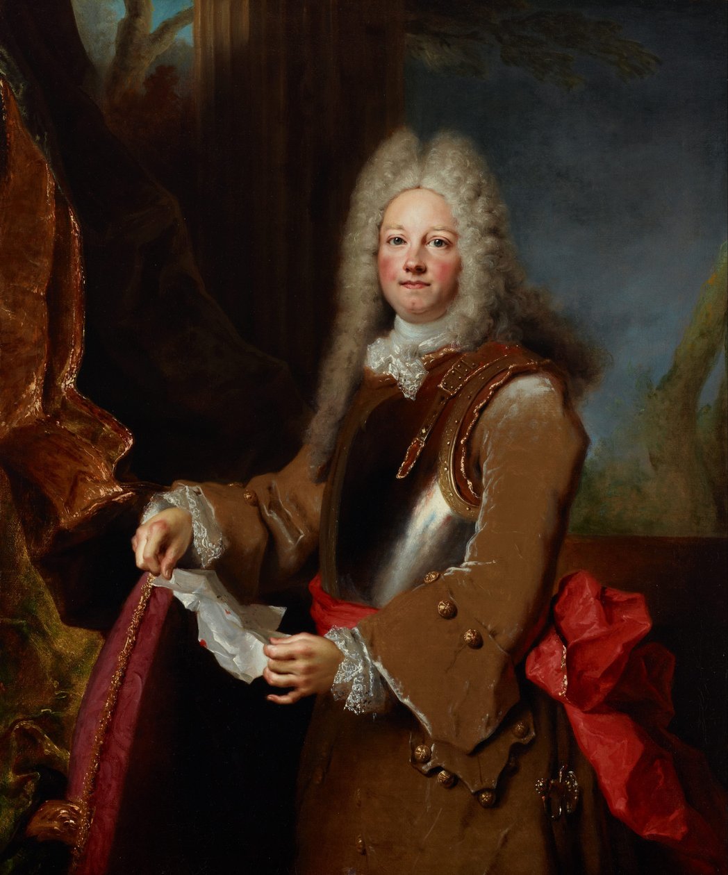 Muotokuva upseerista tekijältä Nicolas de Largillière