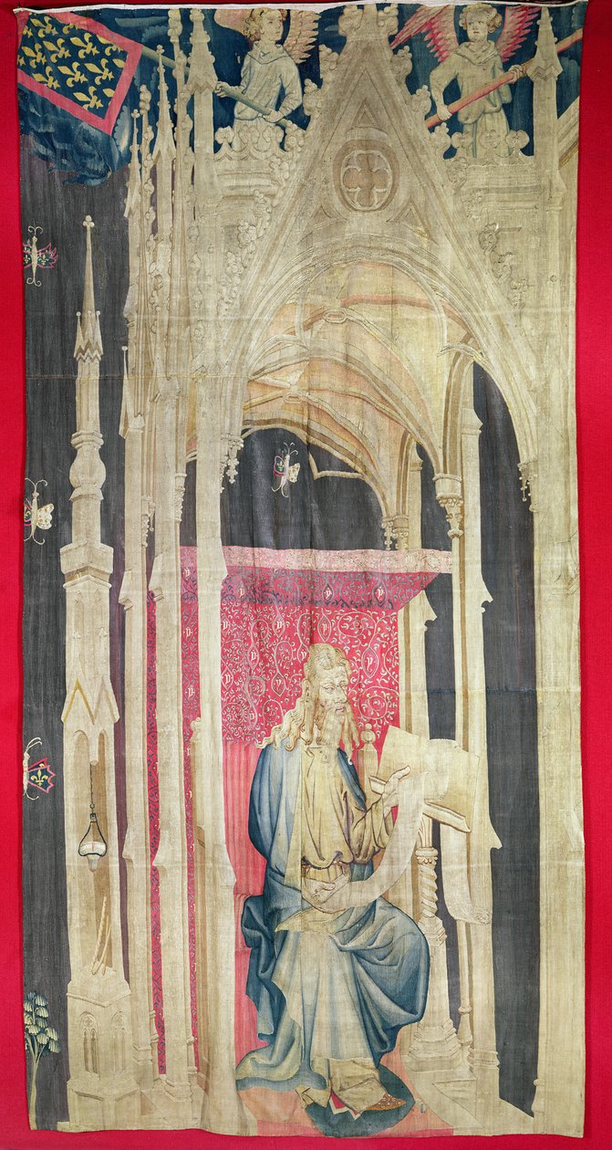 The Apocalypse of Angers, sarjan ensimmäinen, 1373-87 (kuvakudos) tekijältä Nicolas Bataille