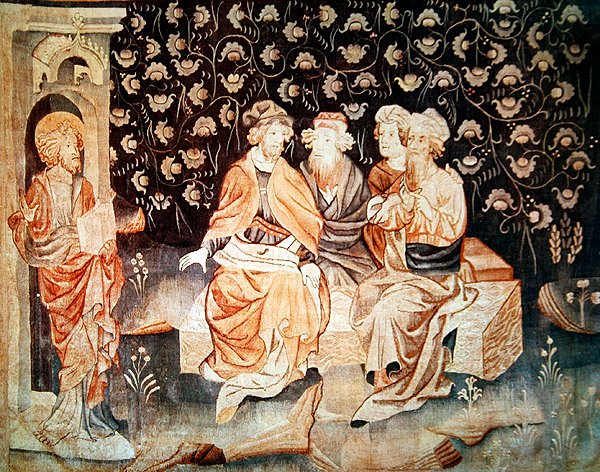 Marttyyrien ensimmäinen ylösnousemus, The Apocalypse of Angers, 1373-87 tekijältä Nicolas Bataille