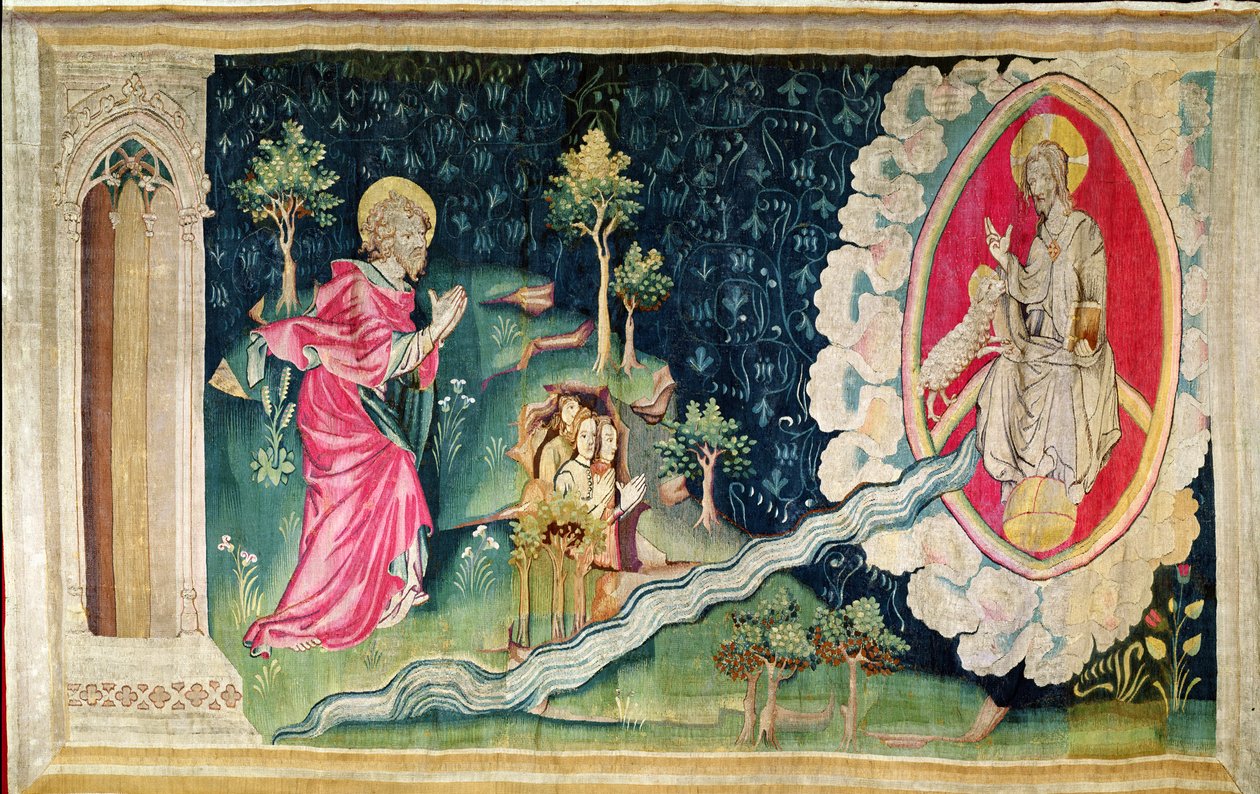 Paratiisijoki, nro 82 Angersin maailmanlopusta, 1373-87 (kuvakudos). tekijältä Nicolas Bataille